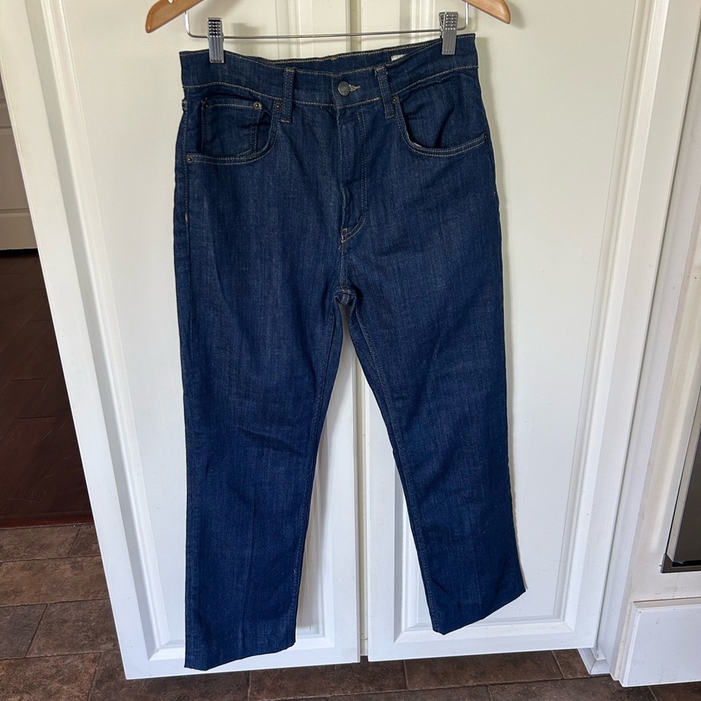 Zara Blue Straight Jeans Classic Style Great Condition 30x26